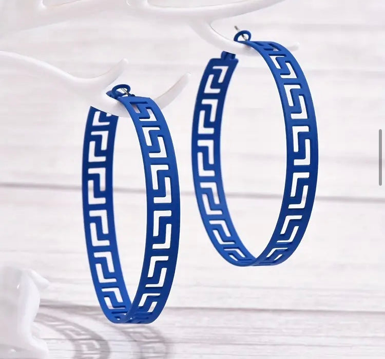 Outspoken Wild & Free Hoops Fashion Hollow Designer Circle Big Earrings Jewelry for Bold Statement Chic’s Only!