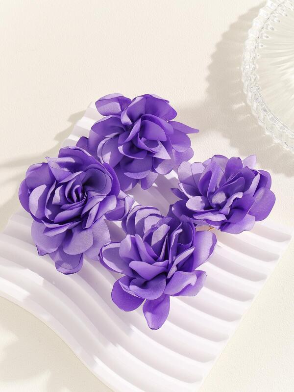 New Arrival Trendy Beautiful Fashionable Flower Drop Earrings for Women Jewelry Accessories