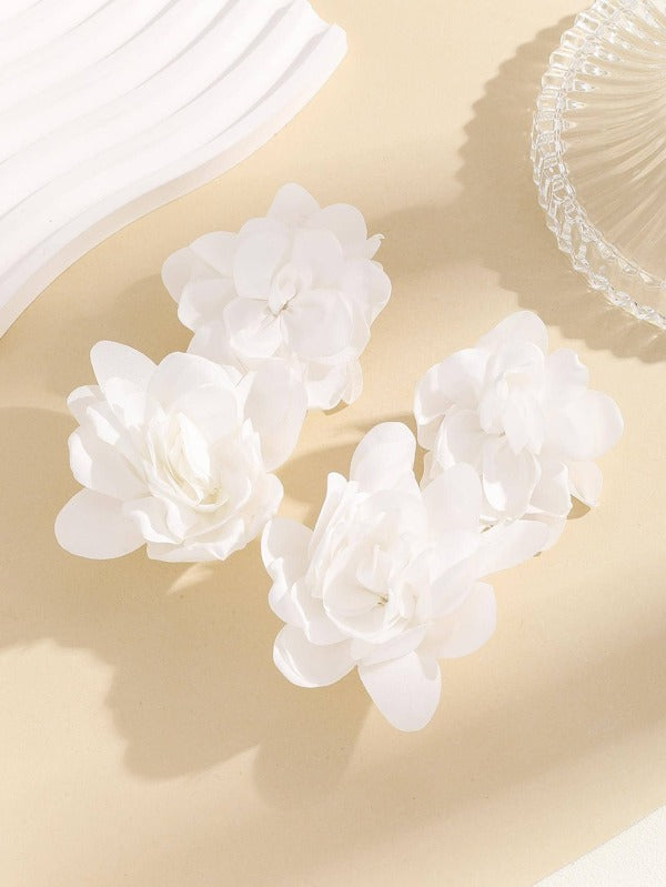 New Arrival Trendy Beautiful Fashionable Flower Drop Earrings for Women Jewelry Accessories