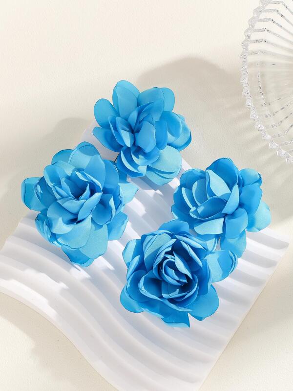New Arrival Trendy Beautiful Fashionable Flower Drop Earrings for Women Jewelry Accessories