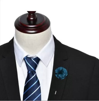 GQ Men's Swag Brooch Decoration Lapel Pins for Suits Fabric Flower Accessories
