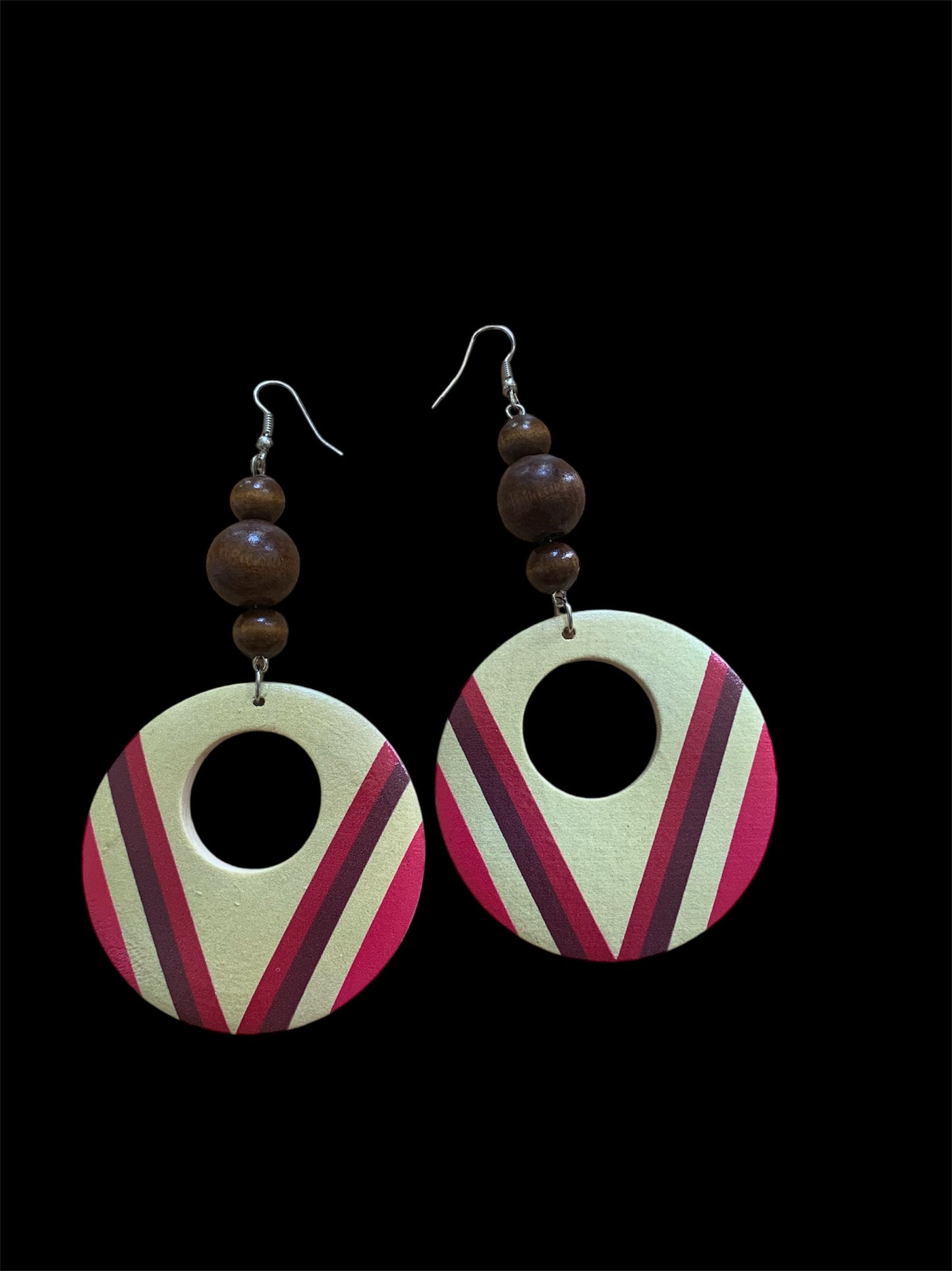 Cute Handmade Wood Fashion Statement Trendy Earrings Women Accessories