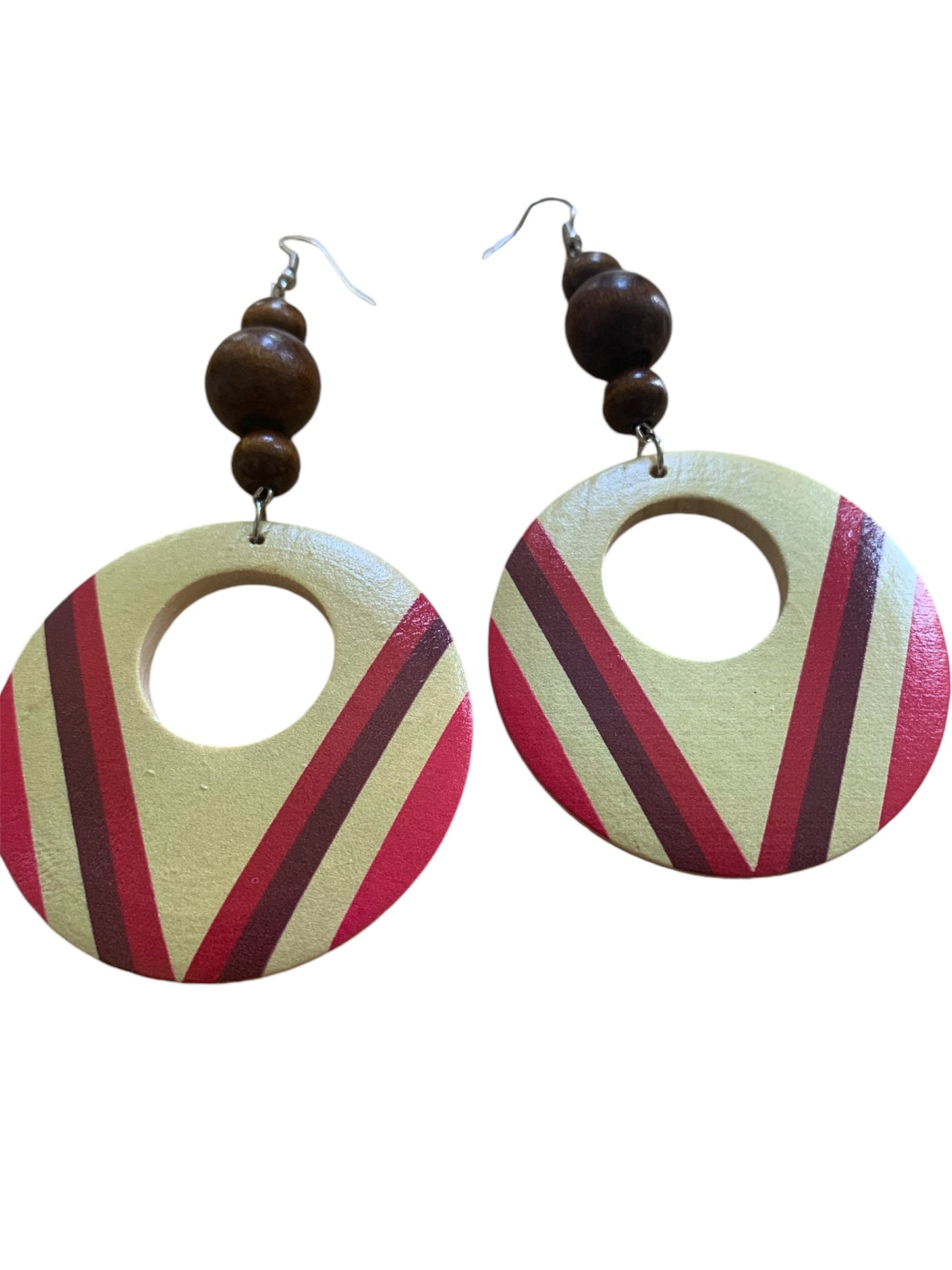 Cute Handmade Wood Fashion Statement Trendy Earrings Women Accessories