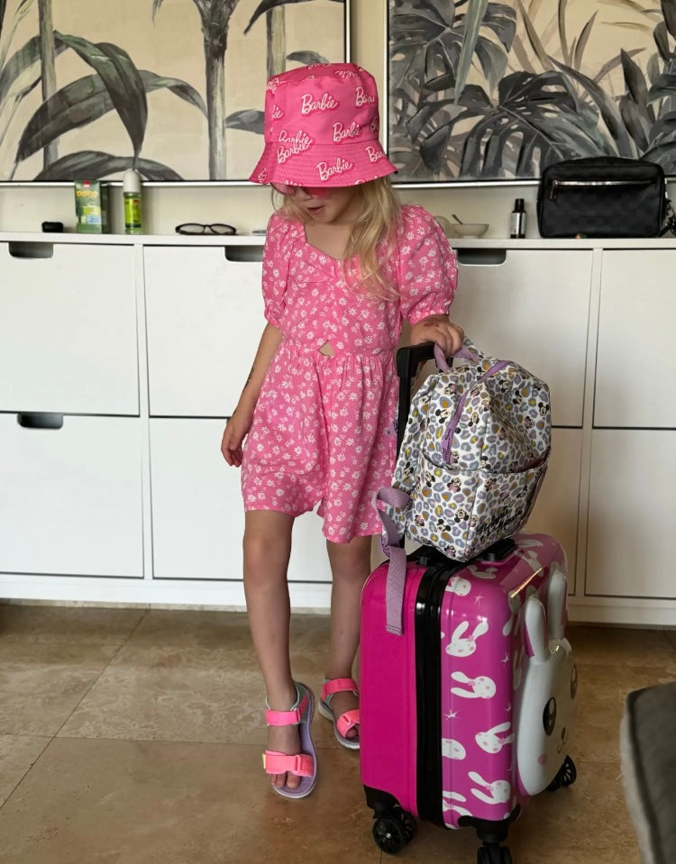 Pink Sassy Cute Fashion Barbie Sun Bucket Hat Women's Girls Ladies Casual Hat Accessories