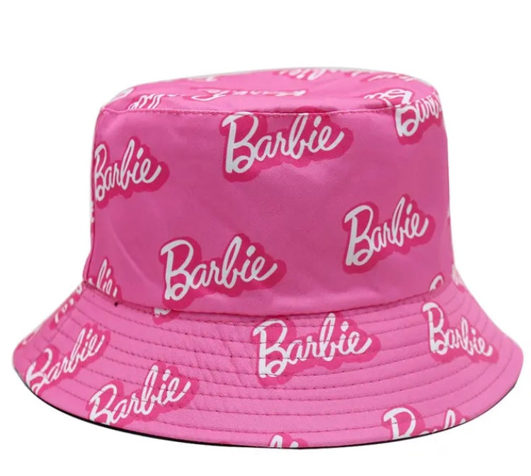 Pink Sassy Cute Fashion Barbie Sun Bucket Hat Women's Girls Ladies Casual Hat Accessories