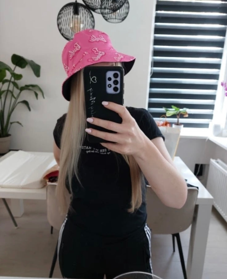 Pink Sassy Cute Fashion Barbie Sun Bucket Hat Women's Girls Ladies Casual Hat Accessories