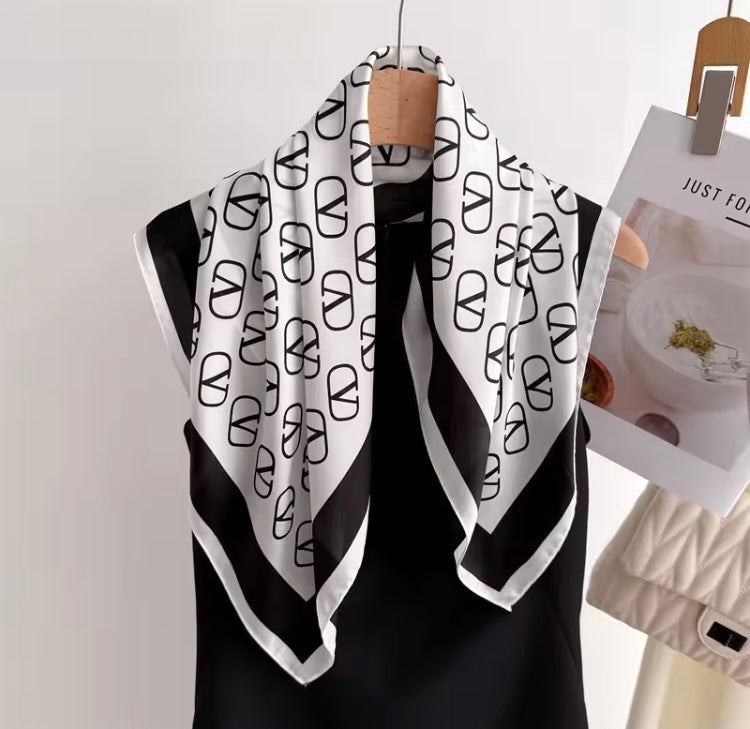 Delightful Designed Silk Square Scarf