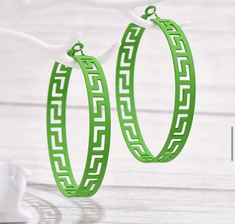 Outspoken Wild & Free Hoops Fashion Hollow Designer Circle Big Earrings Jewelry for Bold Statement Chic’s Only!