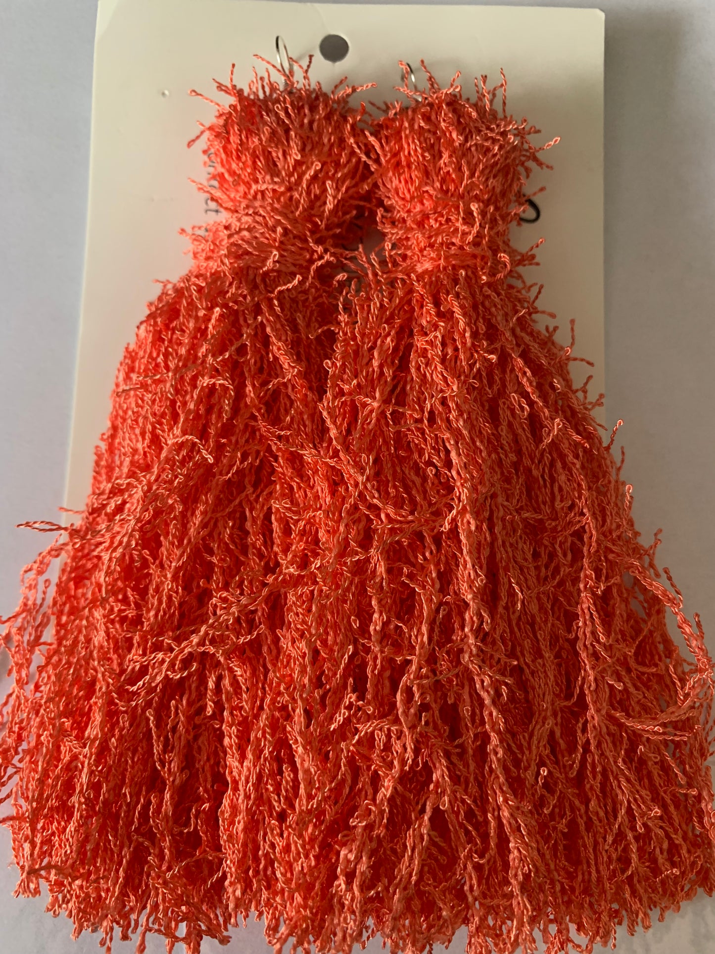 Handmade Hot New Trendy Fashion Yarn Fringed Long Dangle Tassel Earrings