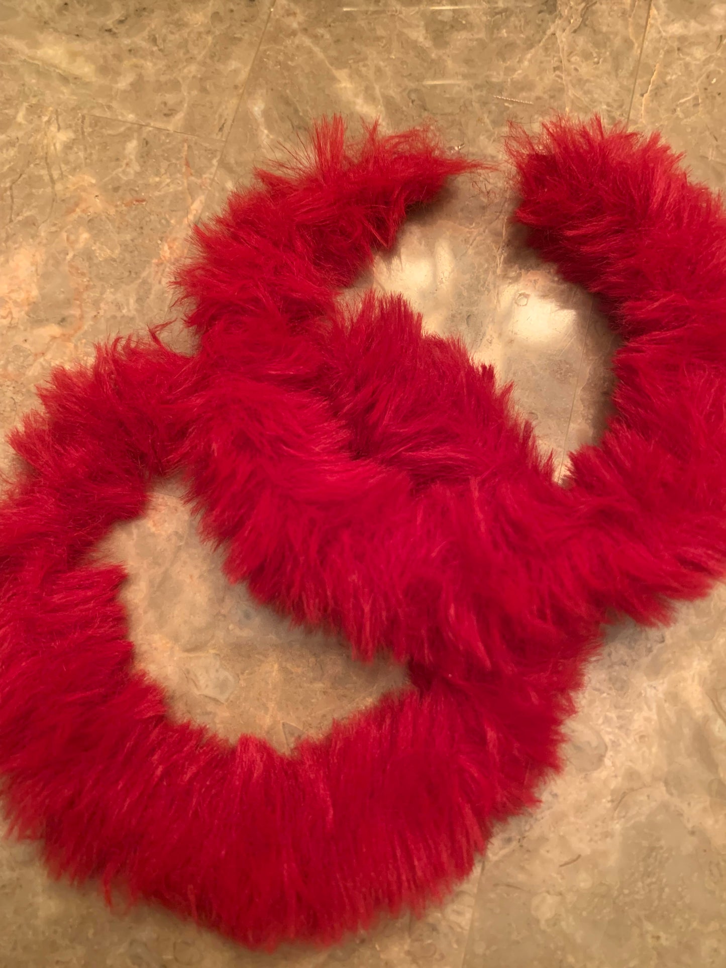 Fashion Hottt Hobo Furry Fuzzy Diva Chic Hoop Earrings Accessories