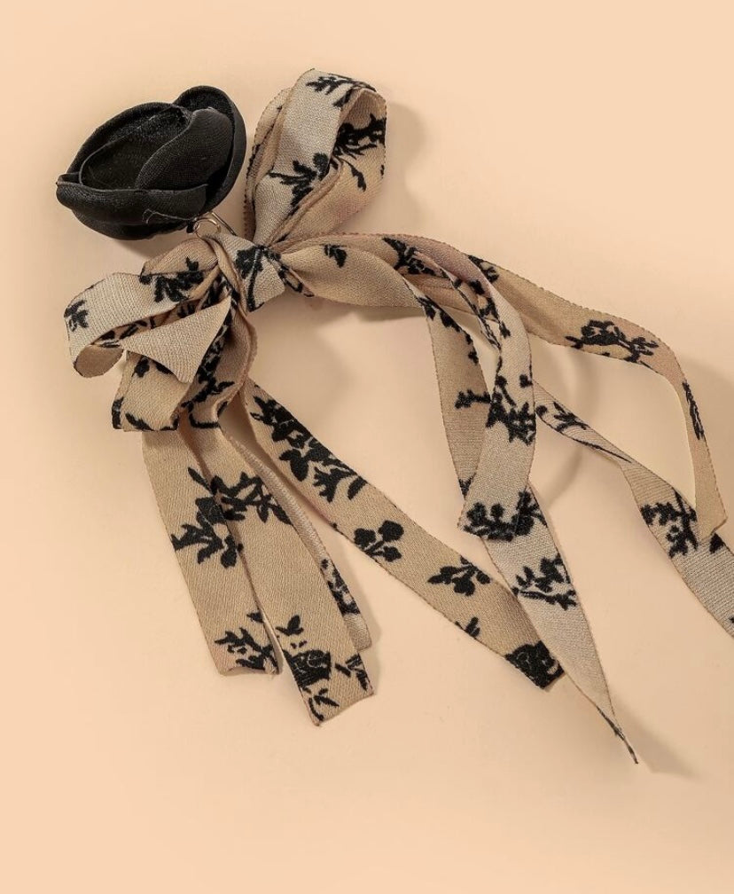 Warm Color Fashion Fabric Tassel Bow Petal Earrings Simple and Cute Trendy Earrings for Women
