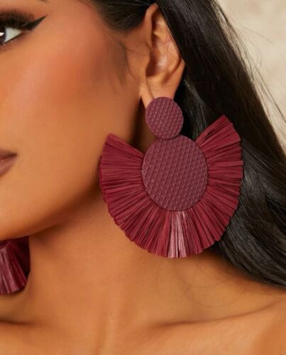 Lovely Hobo Bamboo Statement Fashion Earrings Ladies Women’s Jewelry