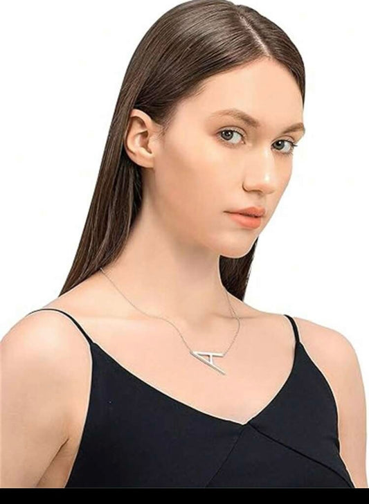 Fashion Statement Initial Necklace Name Jewelry