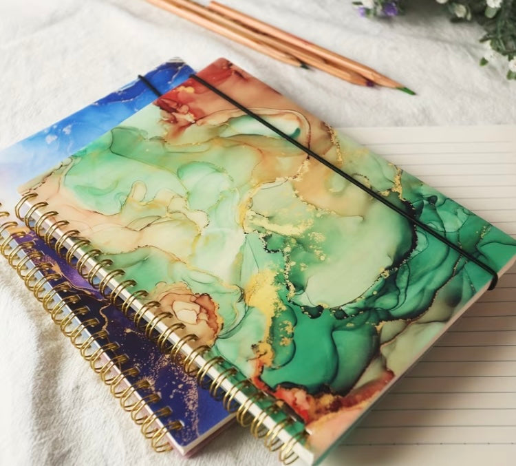 Back to School in Luxury Spiral-Bound Hardcover Notebook - Writing Journal