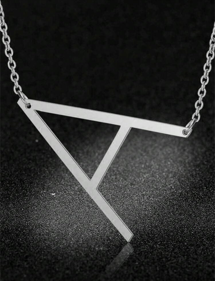 Fashion Statement Initial Necklace Name Jewelry