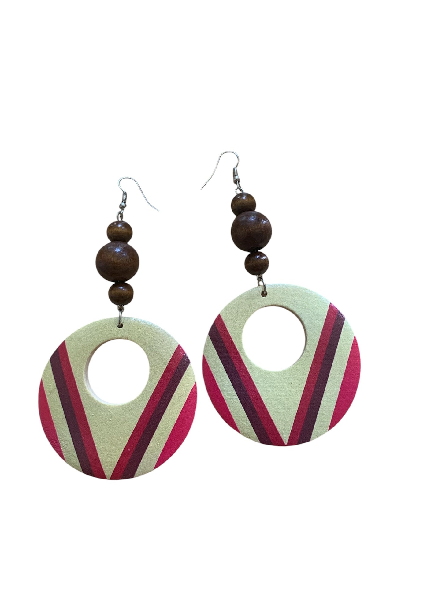 Cute Handmade Wood Fashion Statement Trendy Earrings Women Accessories