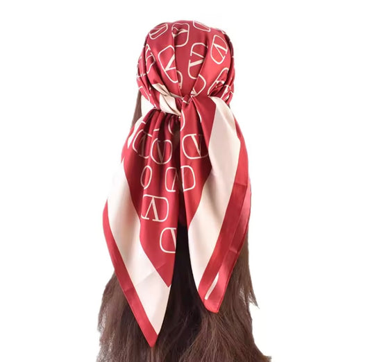 Delightful Designed Silk Square Scarf