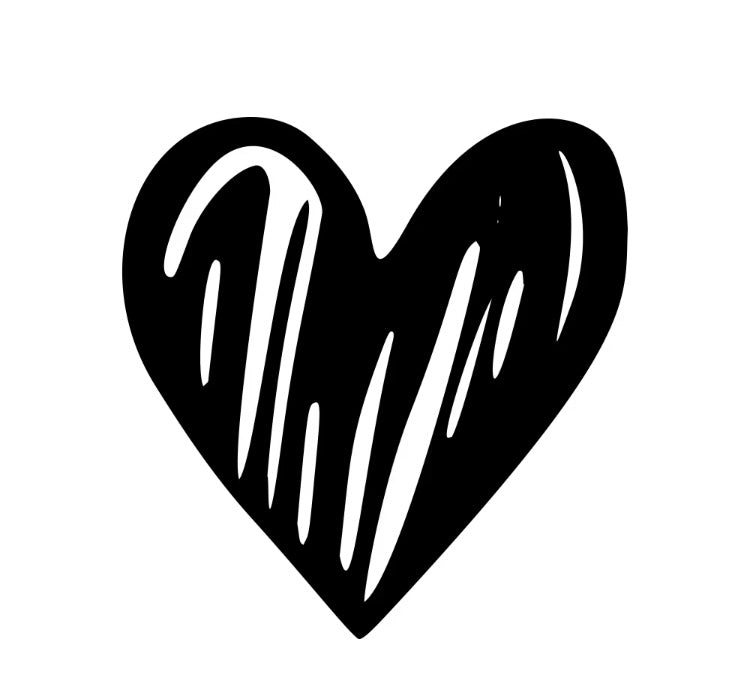 Black Heart Luxury Earrings