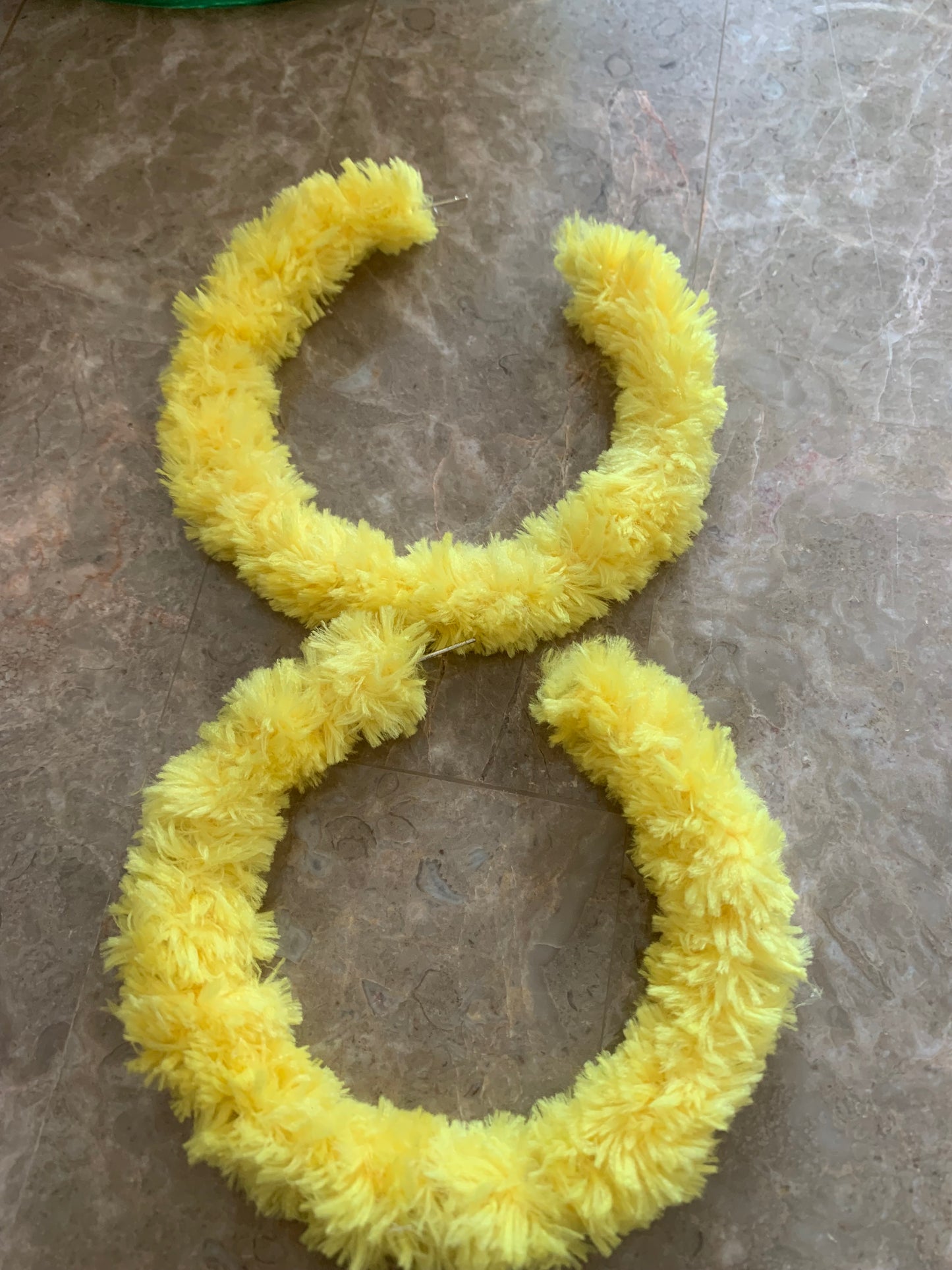 Fashion Hottt Hobo Furry Fuzzy Diva Chic Hoop Earrings Accessories