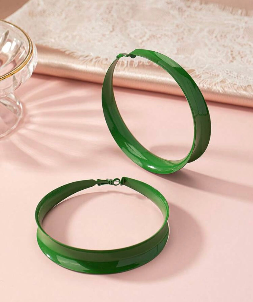Trendy Big Bang Fashionable Statement Hoop Earrings for Women Ladies Accessories