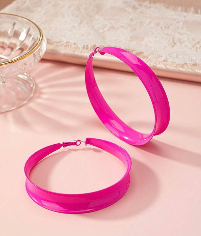Trendy Big Bang Fashionable Statement Hoop Earrings for Women Ladies Accessories