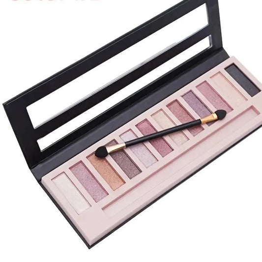 Eyeshadow Palette Natural Nude Matte Shimmer Glitter Pigment Eye Shadow Beauty Makeup Kit