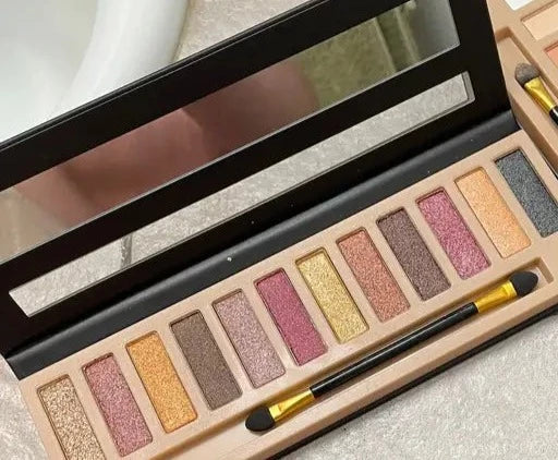 Eyeshadow Palette Natural Nude Matte Shimmer Glitter Pigment Eye Shadow Beauty Makeup Kit